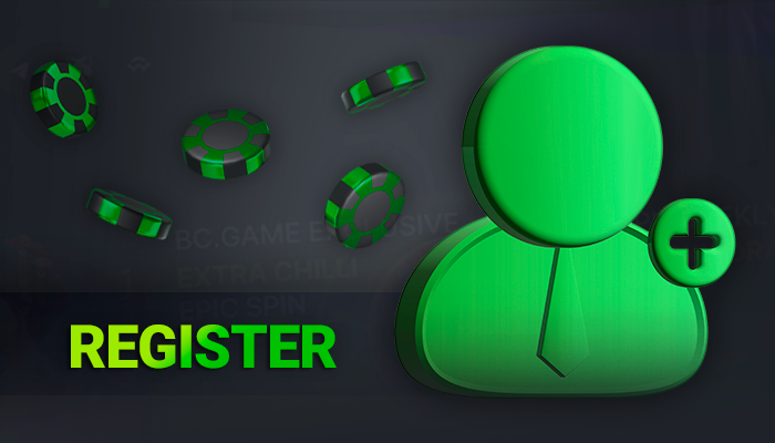 BC Game register account